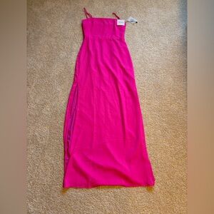 Superdown Vibrant Pink Maxi Dress